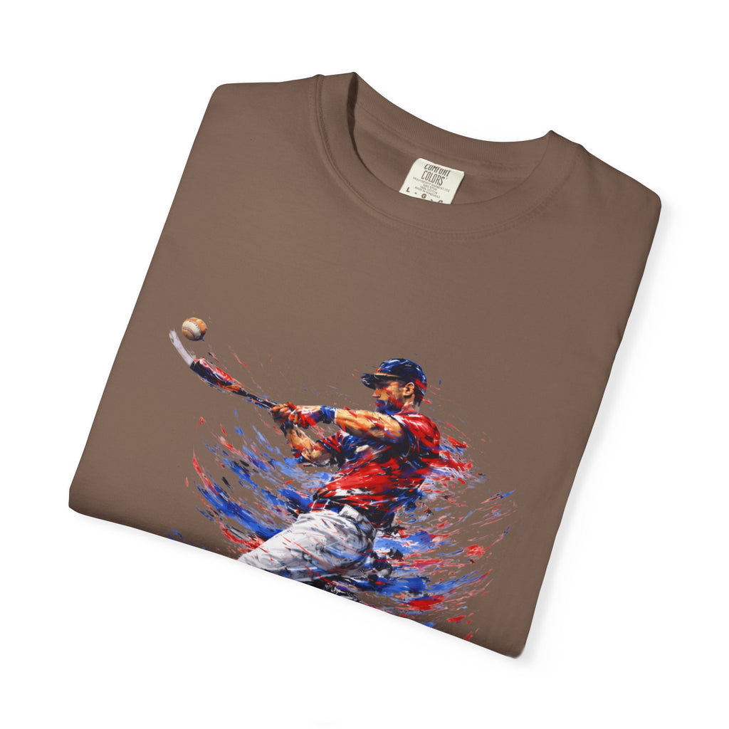 Baseball Brushstroke Short Sleeve T-Shirt