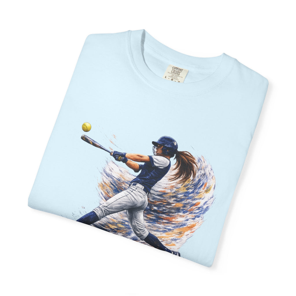 Baseball Batter Brushstroke Short Sleeve T-Shirt