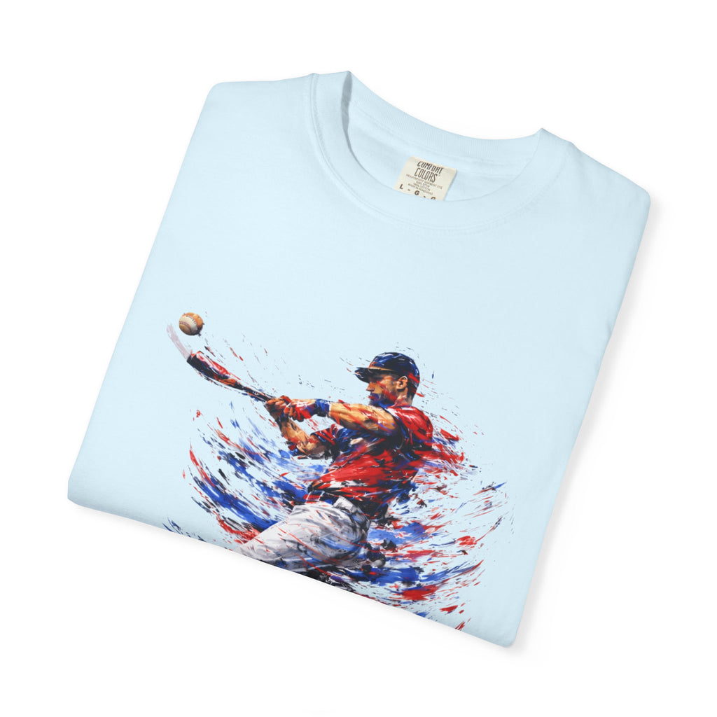 Baseball Brushstroke Short Sleeve T-Shirt