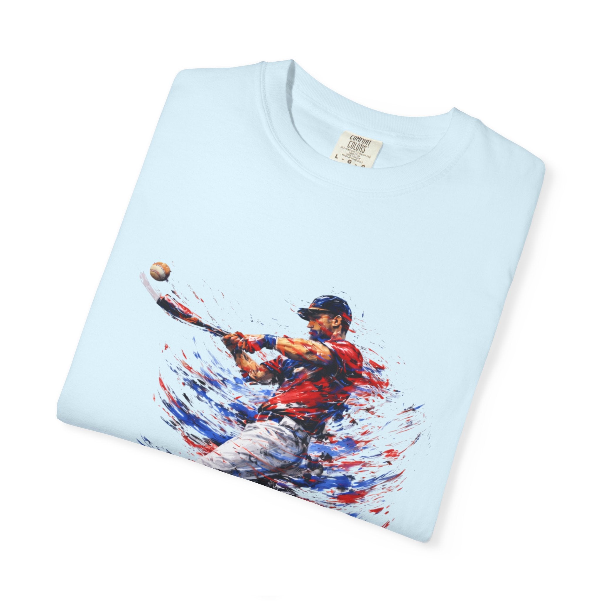 Baseball Brushstroke Short Sleeve T-Shirt
