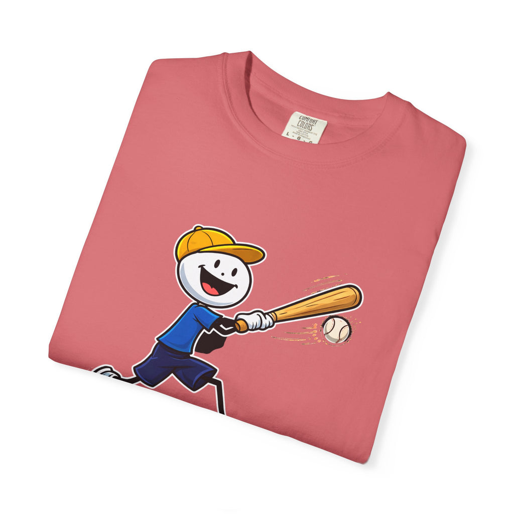 Baseball Figure Short Sleeve T-Shirt