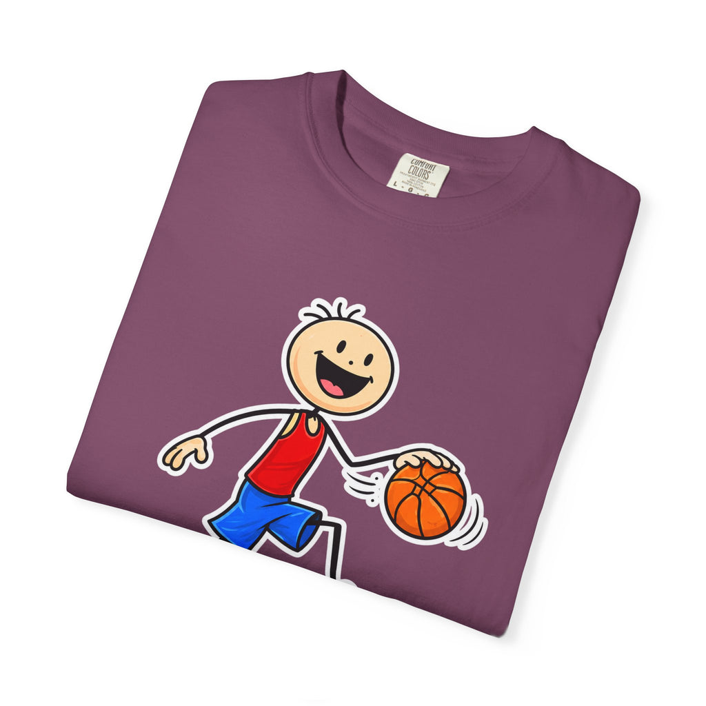 Basketball stck figure T-Shirt — "is my life" Sports Graphic Tee