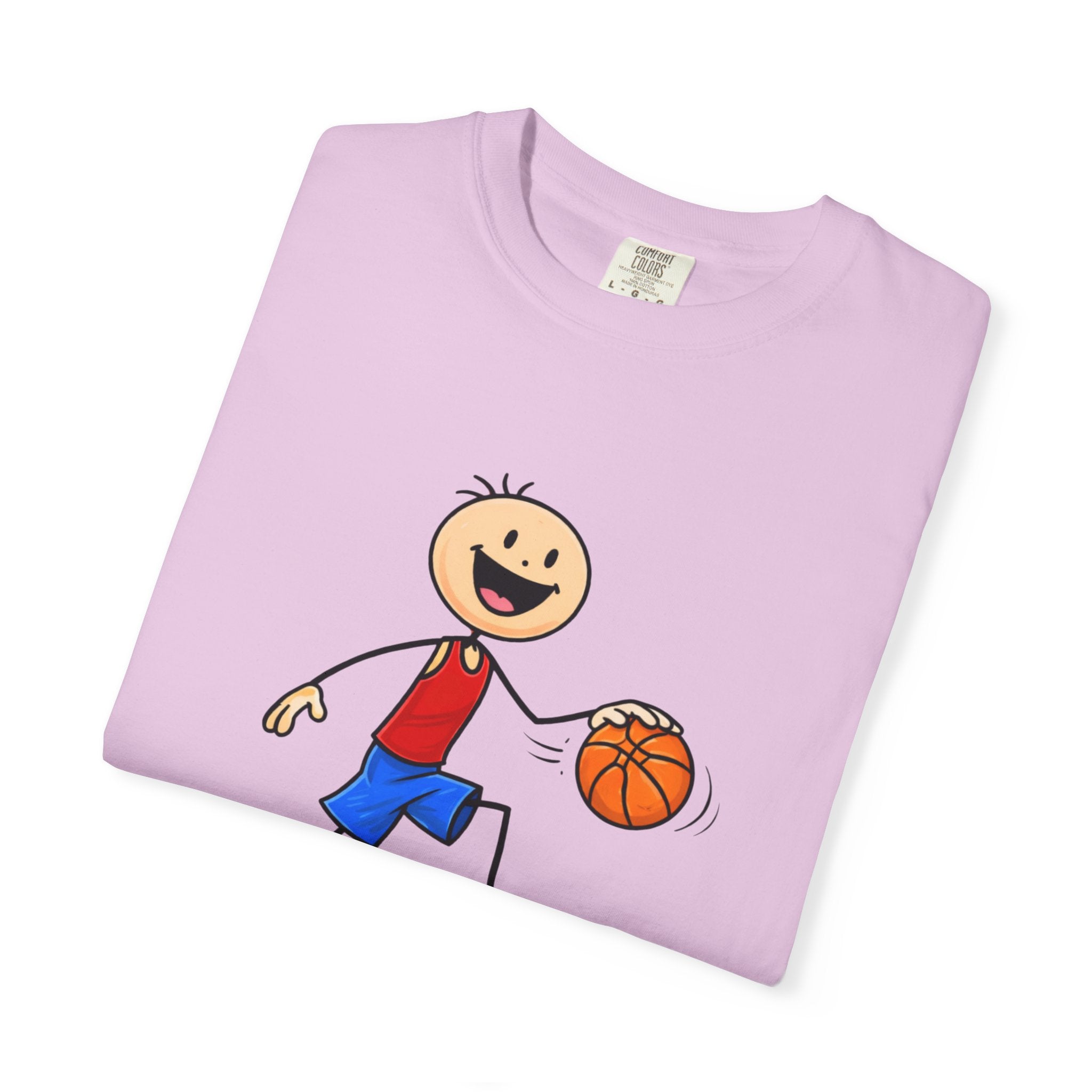 Basketball stck figure T-Shirt — "is my life" Sports Graphic Tee