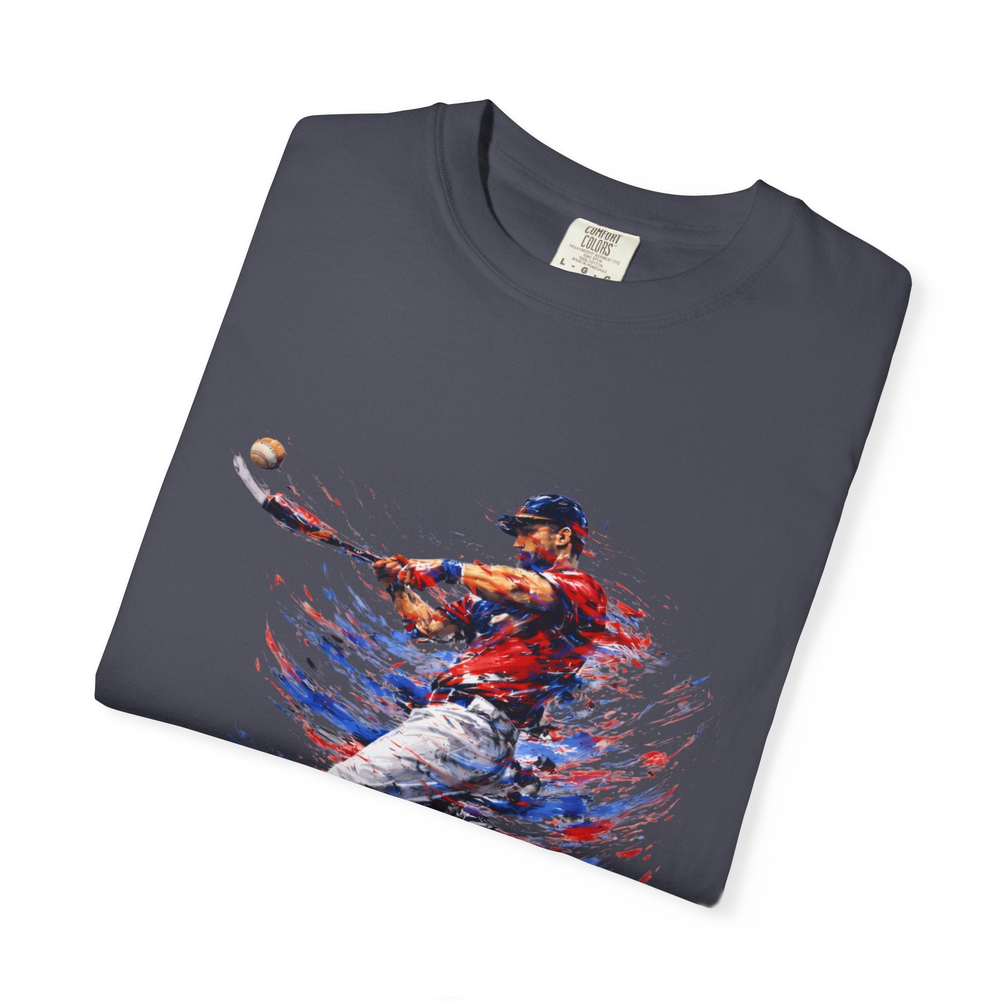 Baseball Brushstroke Short Sleeve T-Shirt