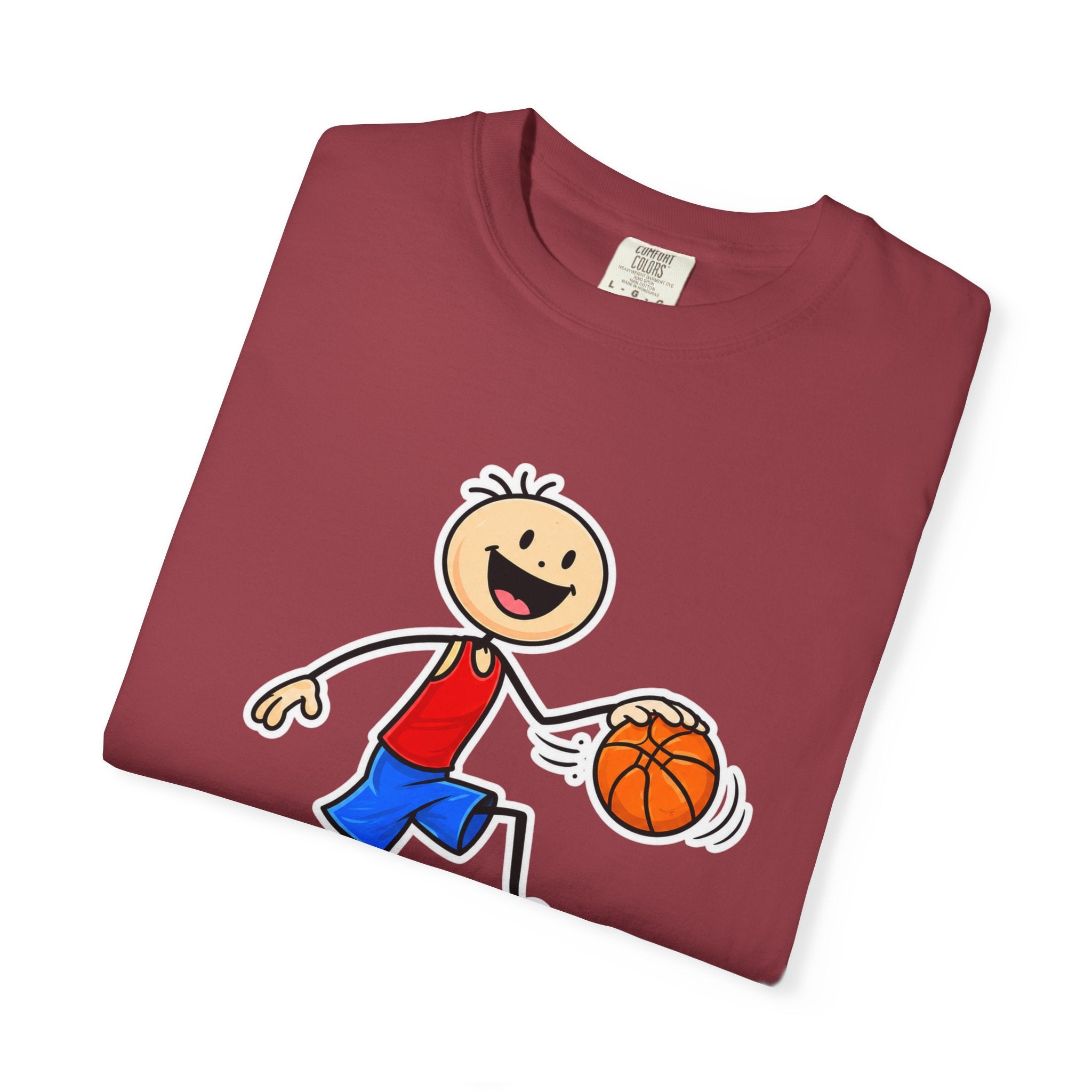 Basketball stck figure T-Shirt — "is my life" Sports Graphic Tee