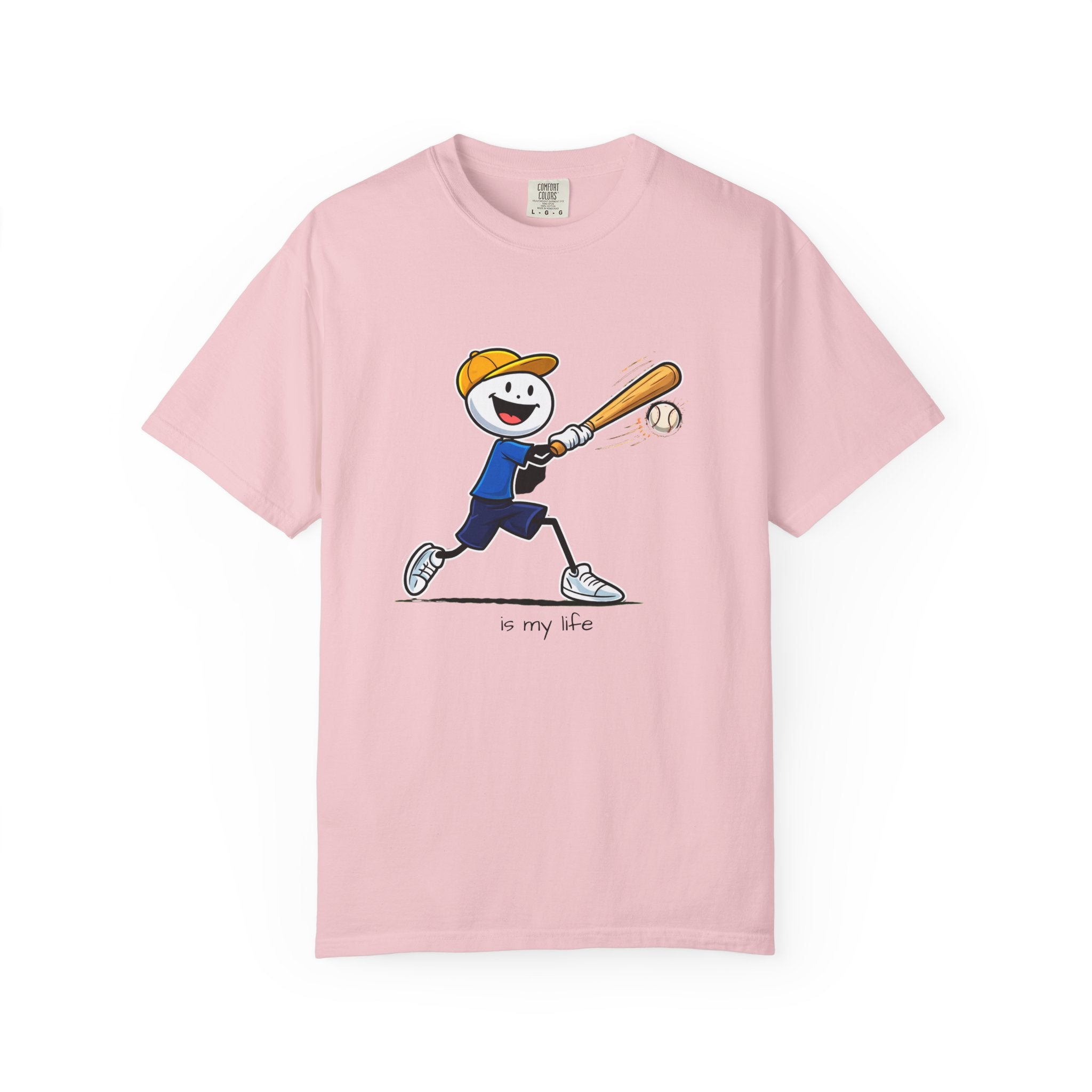 Baseball Figure Short Sleeve T-Shirt