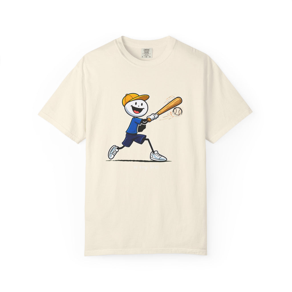 Baseball Figure Short Sleeve T-Shirt