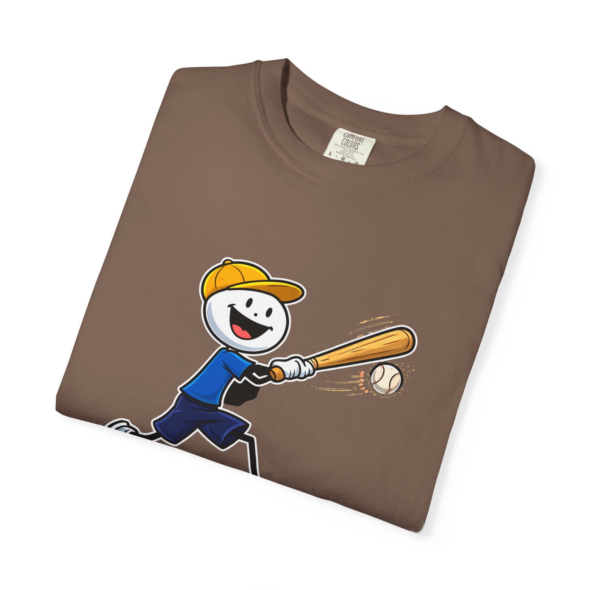 Baseball Figure Short Sleeve T-Shirt