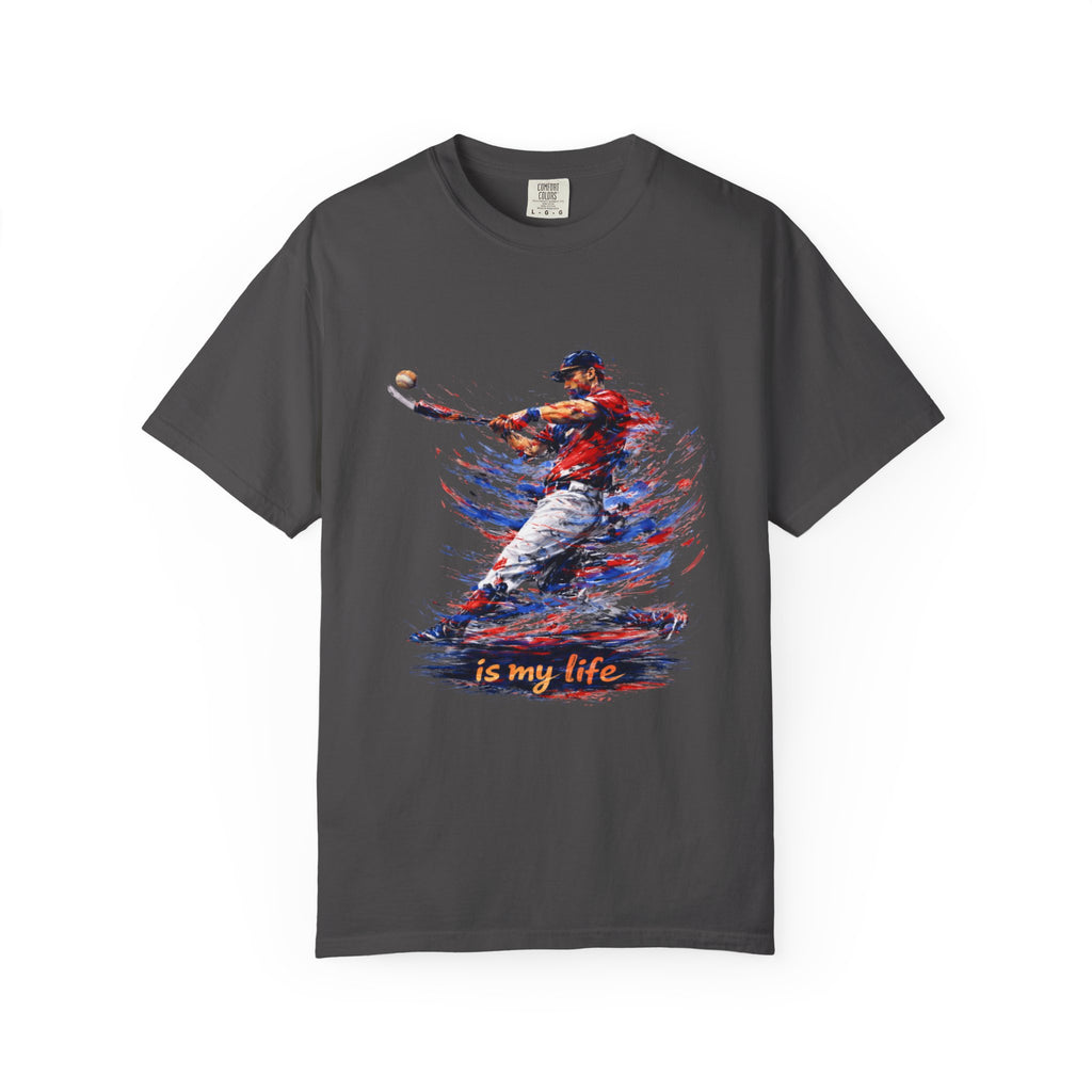 Baseball Brushstroke Short Sleeve T-Shirt