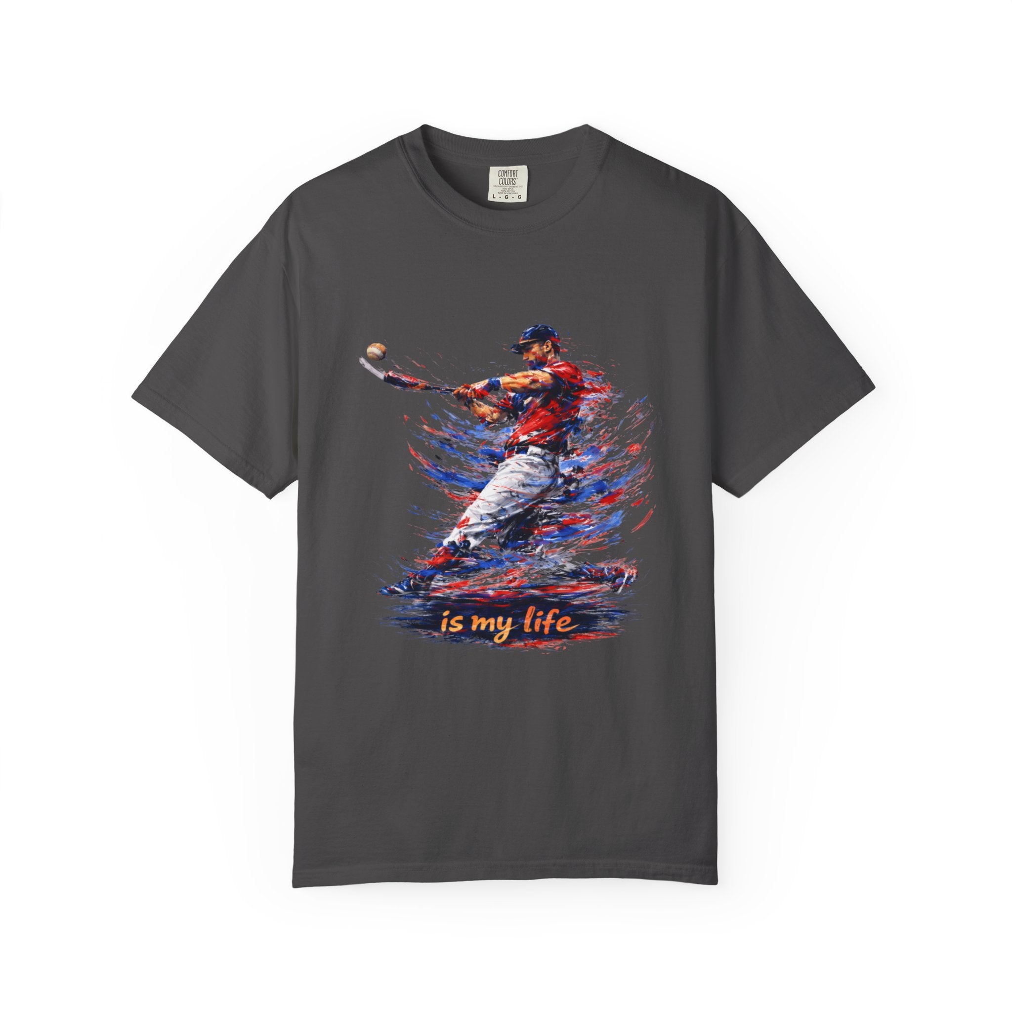 Baseball Brushstroke Short Sleeve T-Shirt