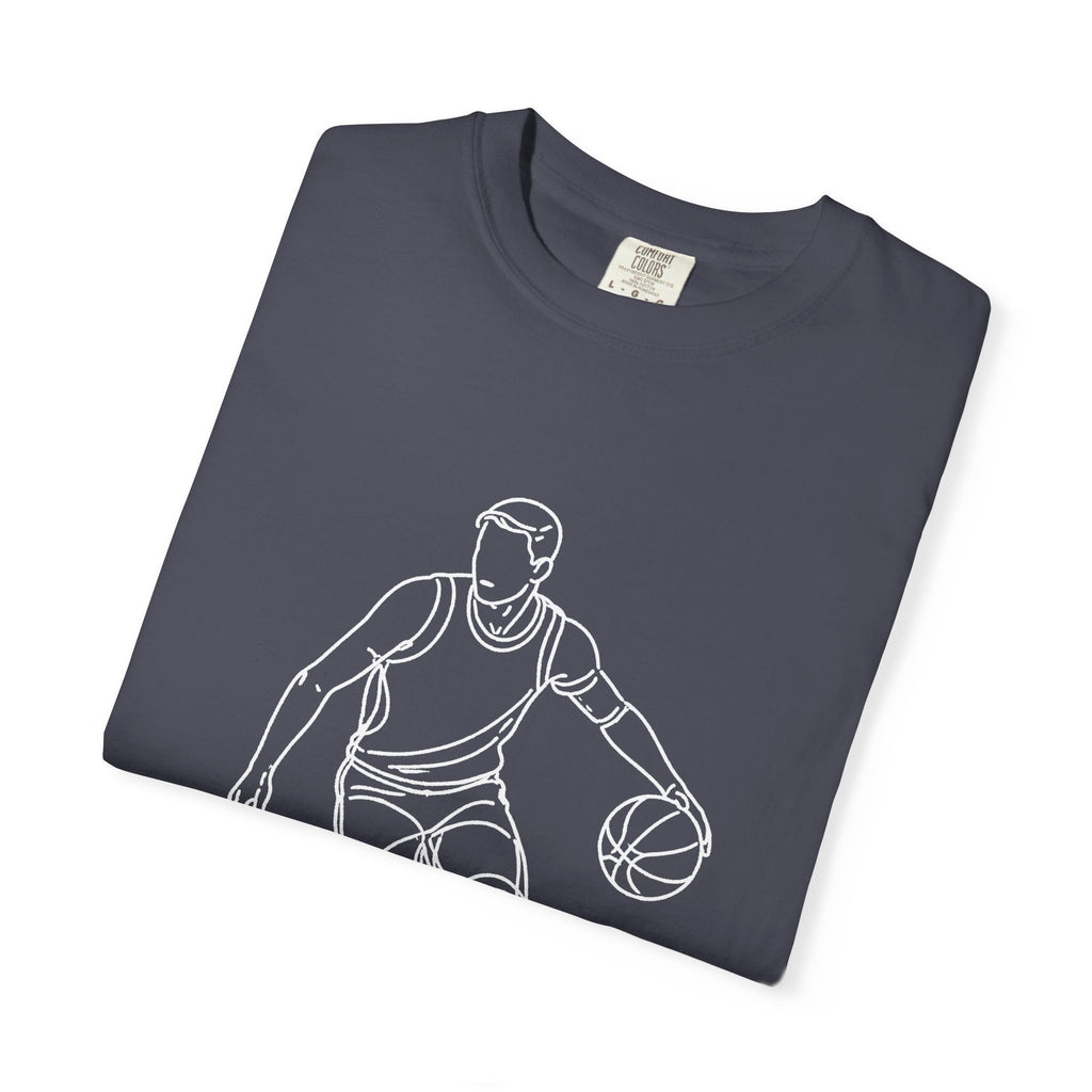 Basketball Is My Life T-Shirt — Minimal Line Art Basketball Tee