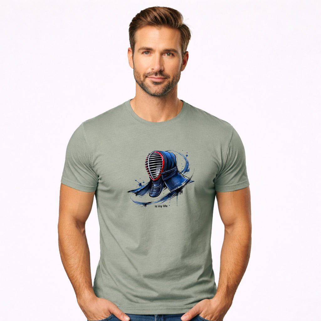 Kendo Helmet Short Sleeve T-Shirt