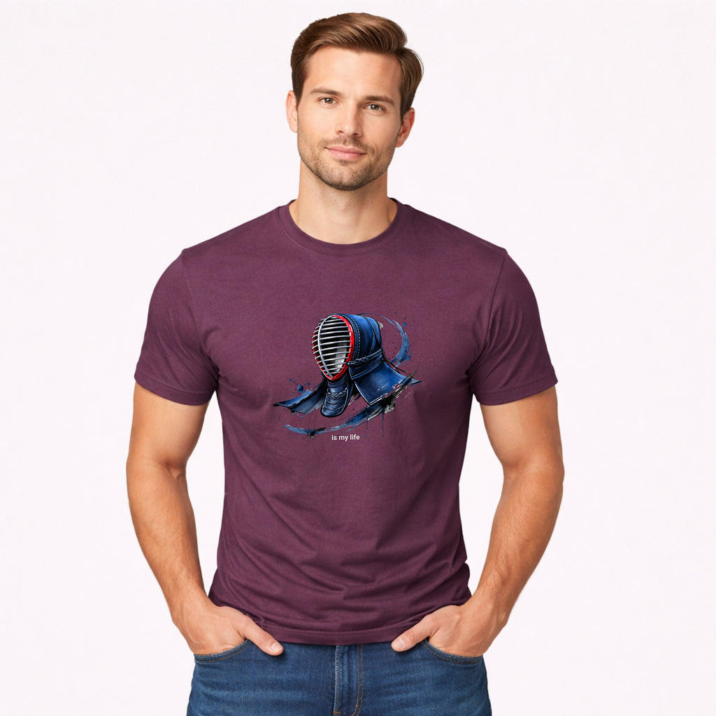 Kendo Helmet Short Sleeve T-Shirt