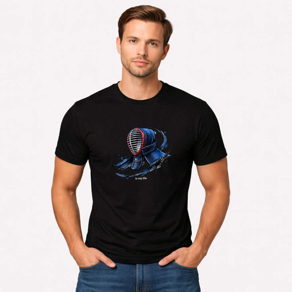 Kendo Helmet Short Sleeve T-Shirt