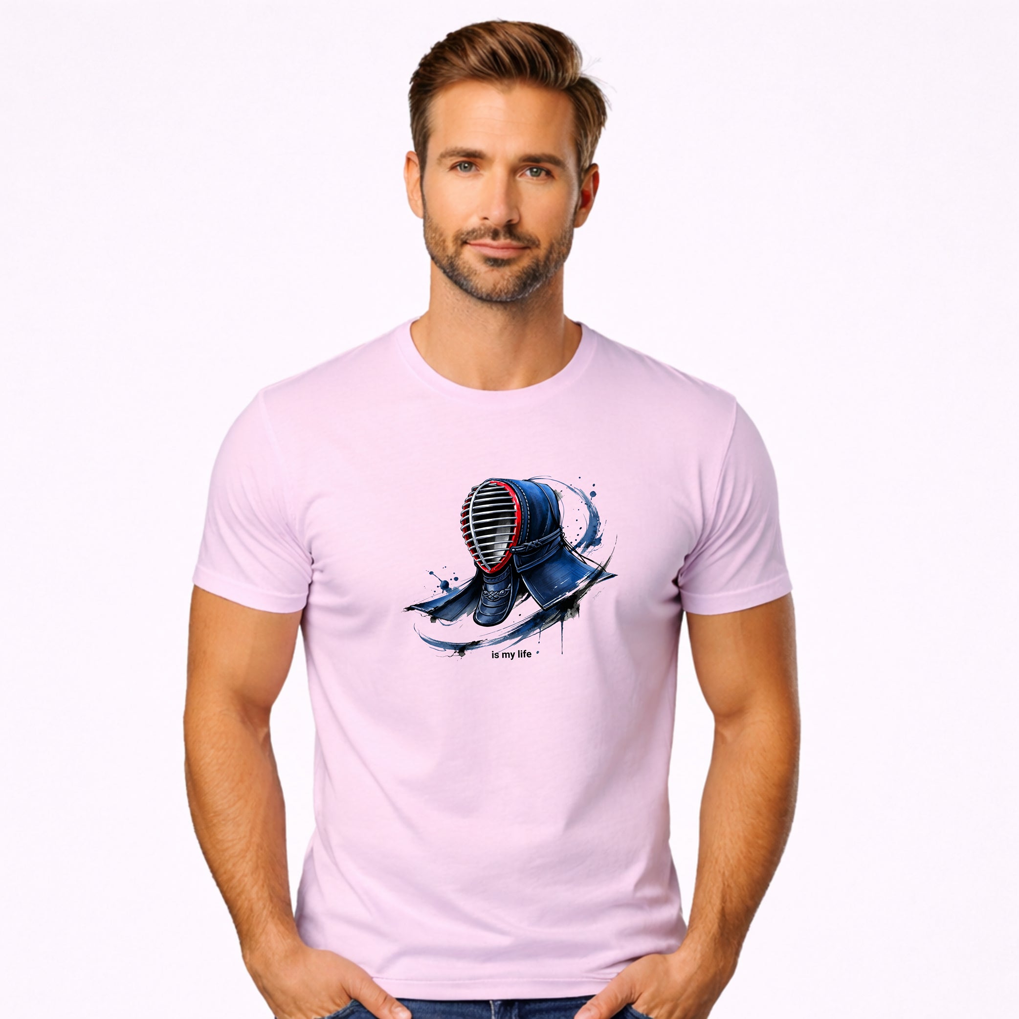 Kendo Helmet Short Sleeve T-Shirt