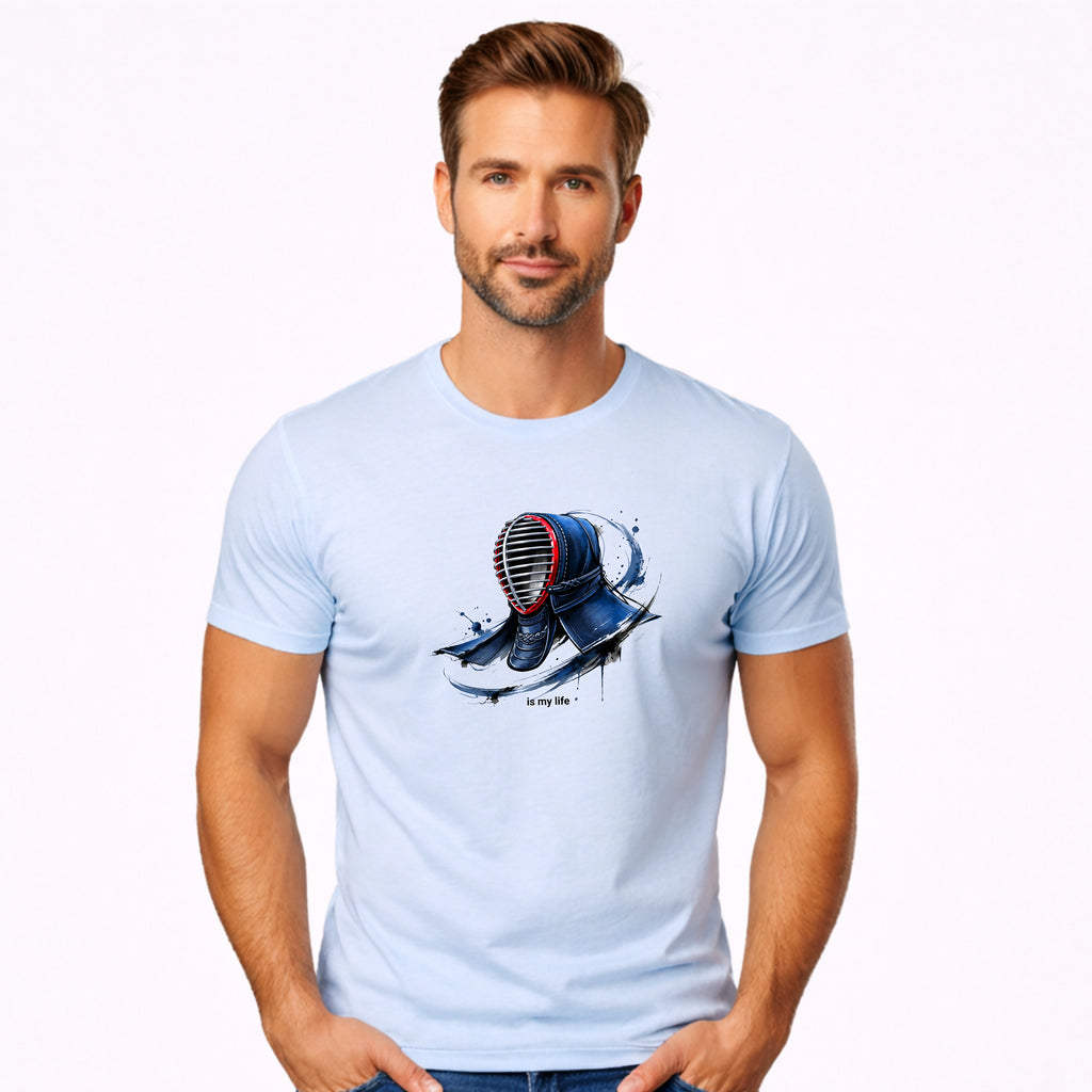 Kendo Helmet Short Sleeve T-Shirt