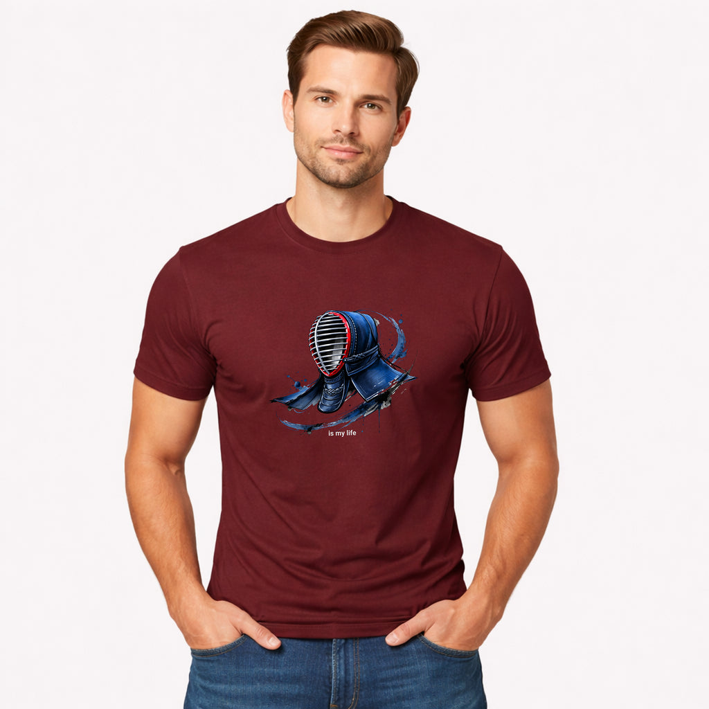 Kendo Helmet Short Sleeve T-Shirt