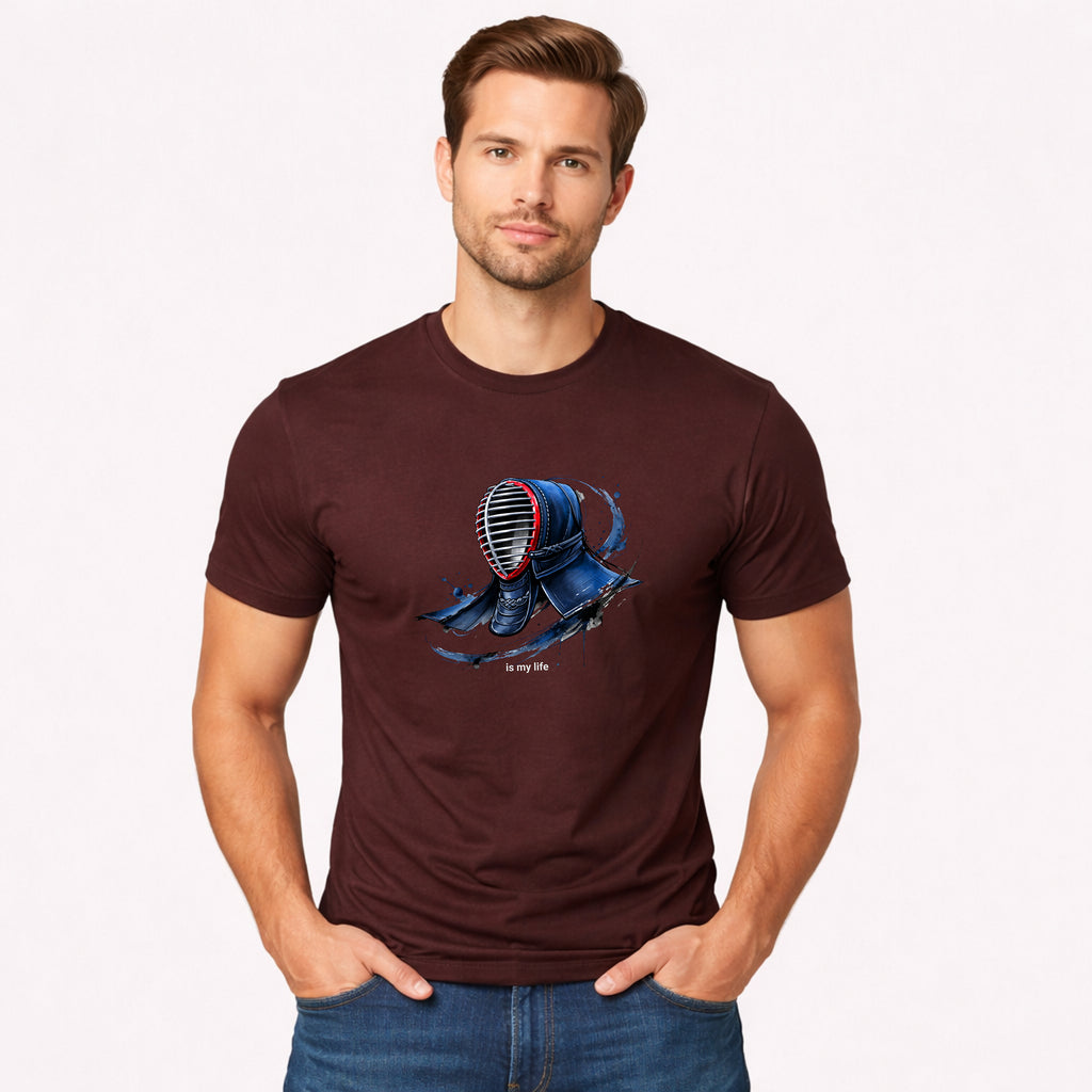 Kendo Helmet Short Sleeve T-Shirt