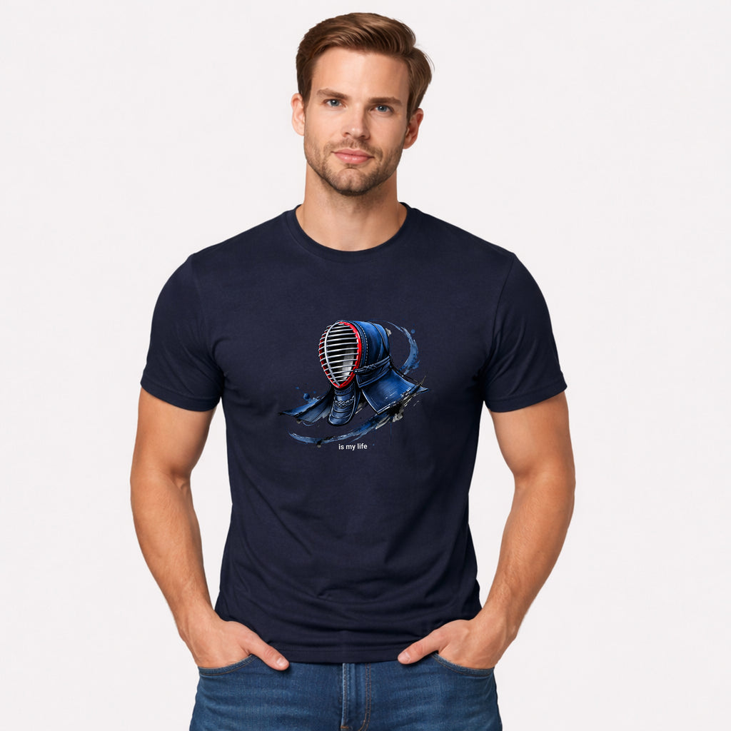 Kendo Helmet Short Sleeve T-Shirt