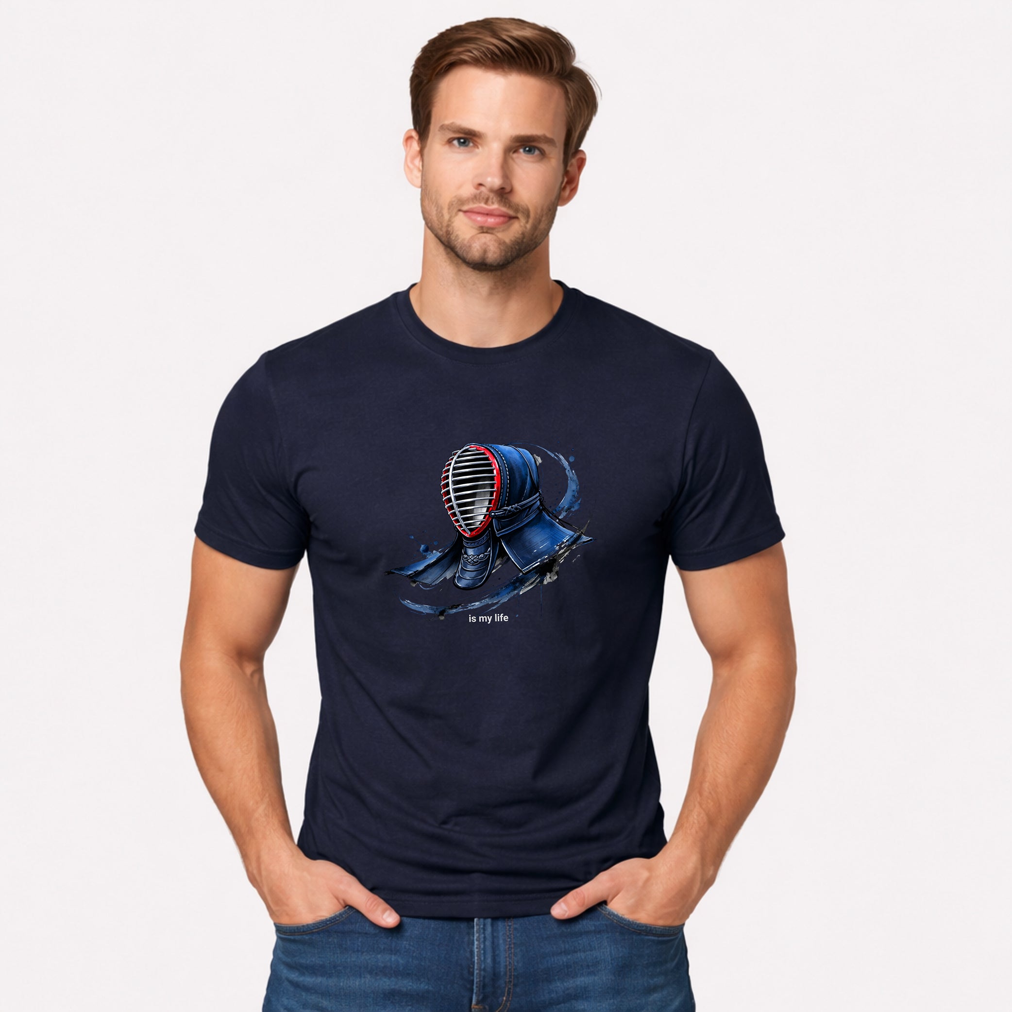 Kendo Helmet Short Sleeve T-Shirt