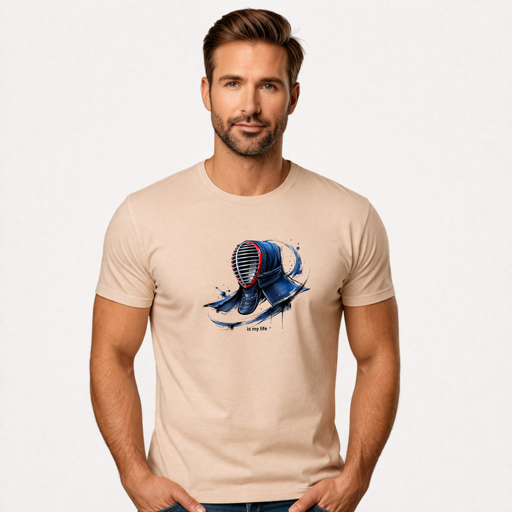 Kendo Helmet Short Sleeve T-Shirt