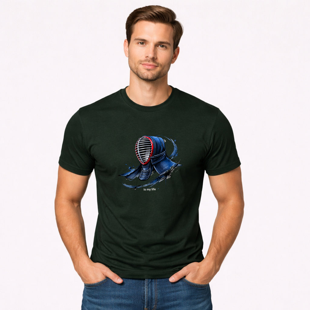 Kendo Helmet Short Sleeve T-Shirt