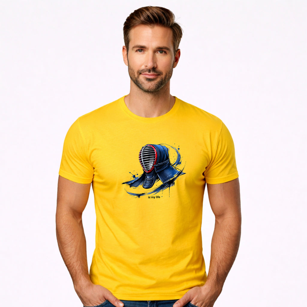 Kendo Helmet Short Sleeve T-Shirt