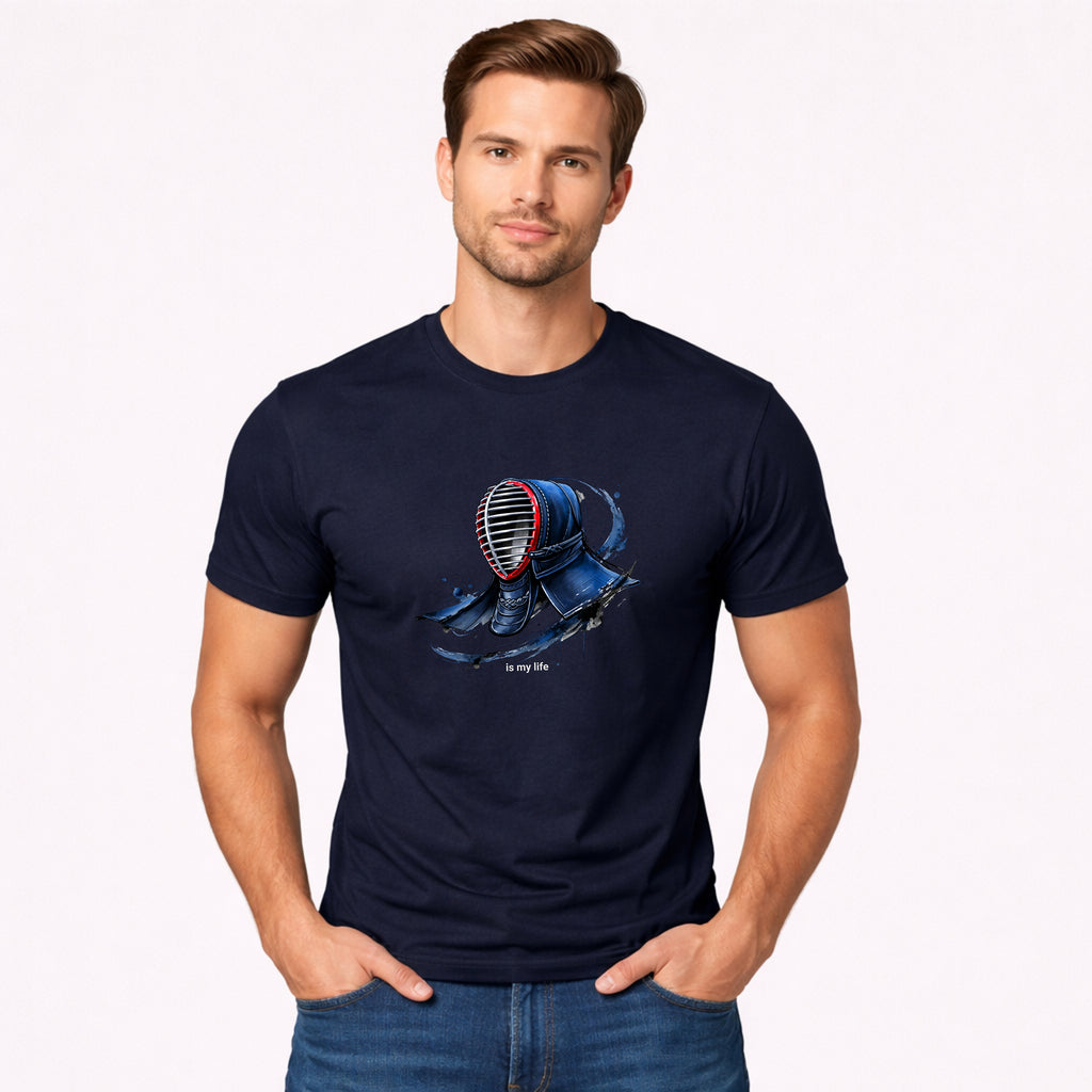 Kendo Helmet Short Sleeve T-Shirt