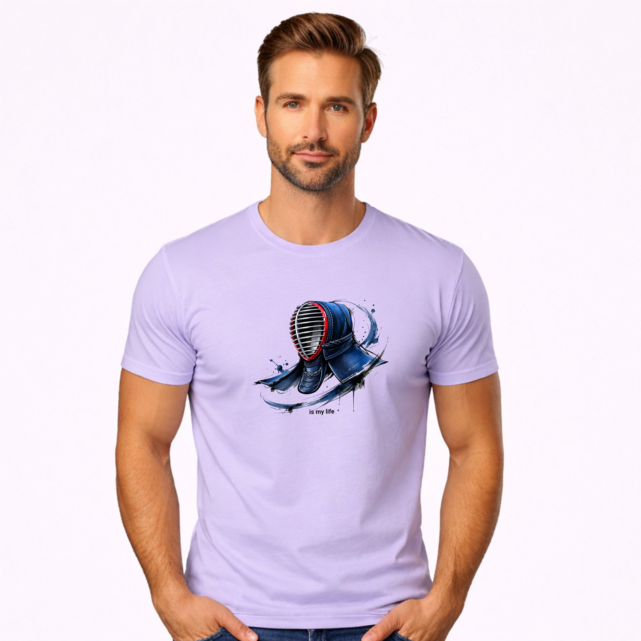 Kendo Helmet Short Sleeve T-Shirt