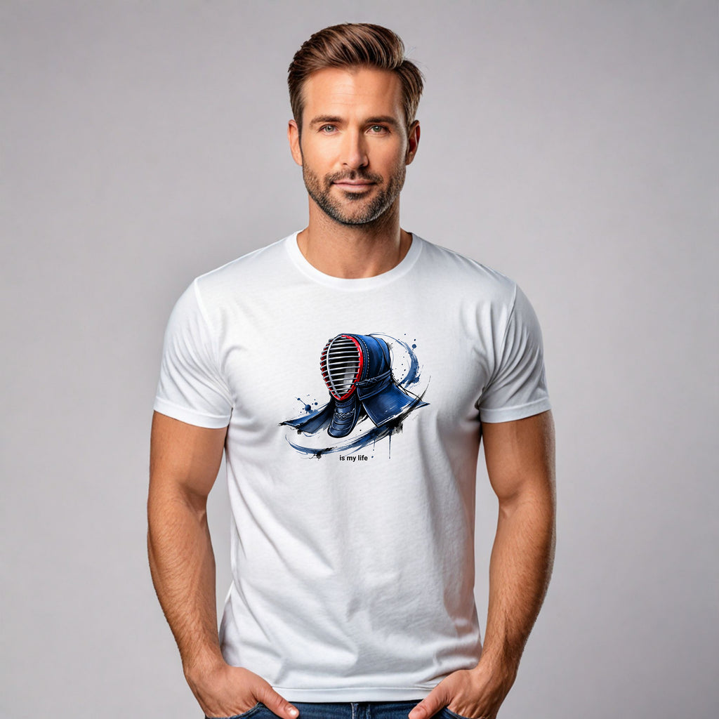 Kendo Helmet Short Sleeve T-Shirt