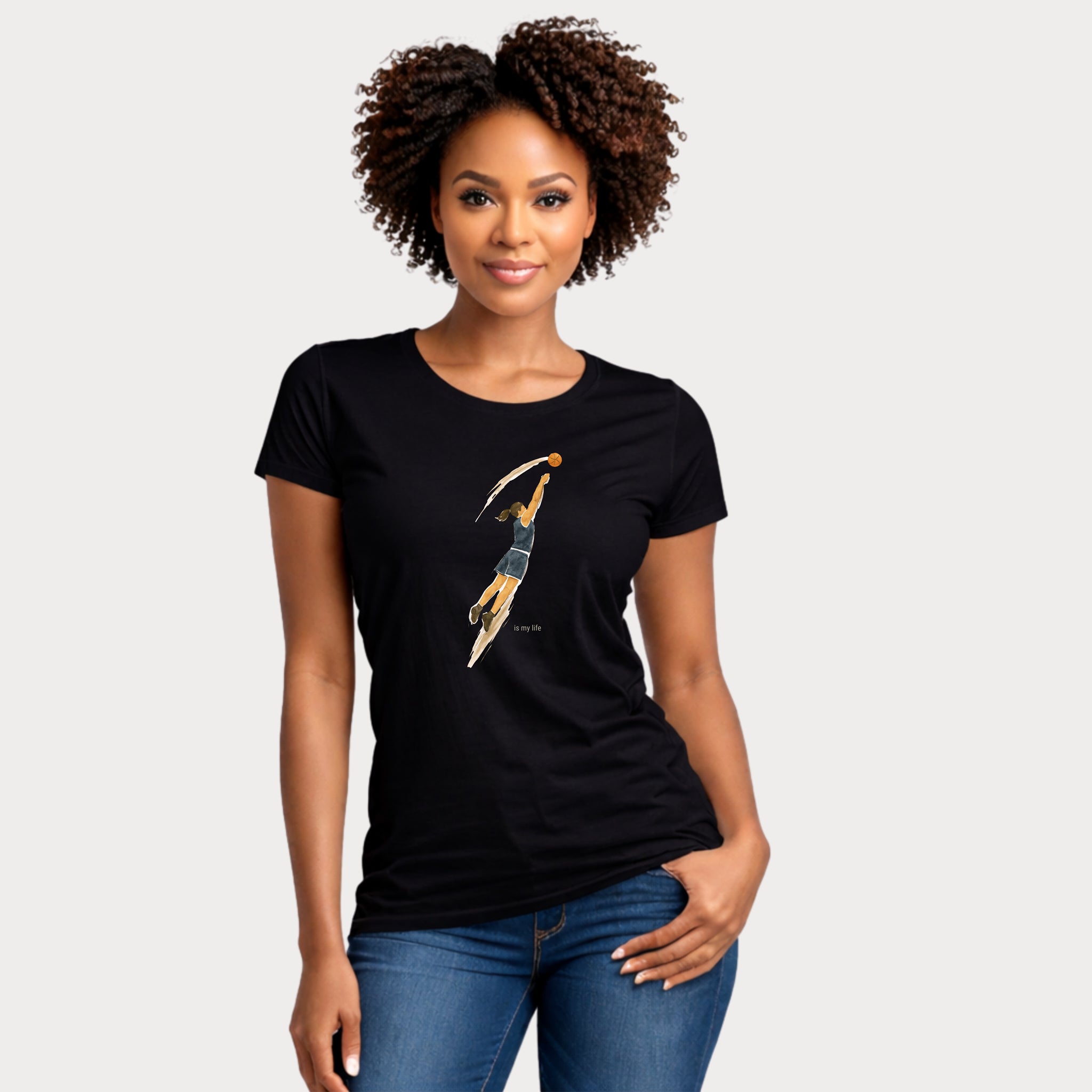 Vintage Basketball Jump Short Sleeve T-Shirt