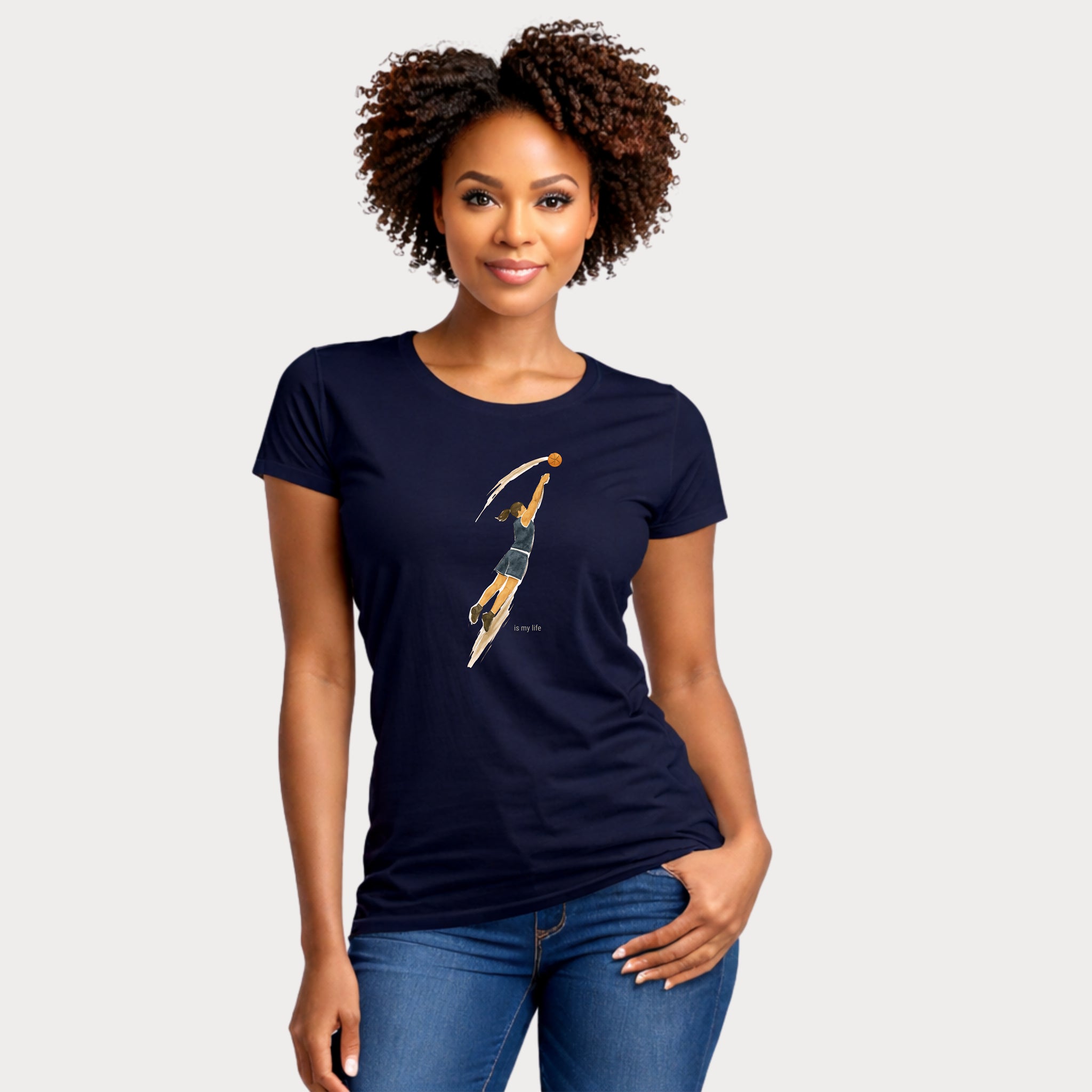 Vintage Basketball Jump Short Sleeve T-Shirt