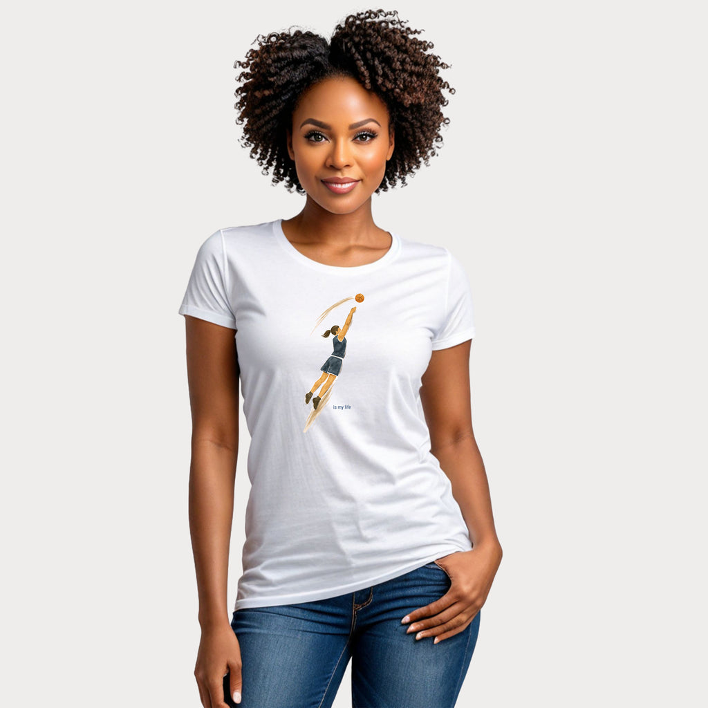 Vintage Basketball Jump Short Sleeve T-Shirt