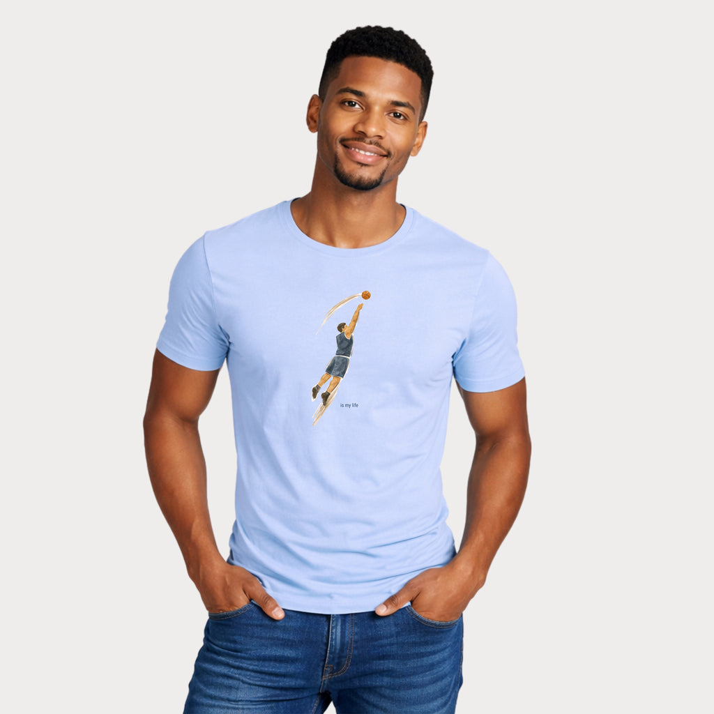 Vintage Basketball Jump Short Sleeve T-Shirt