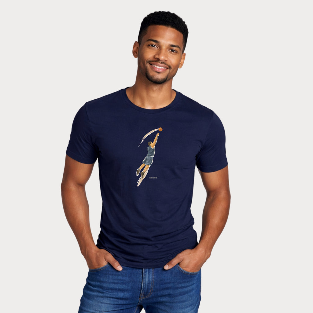 Vintage Basketball Jump Short Sleeve T-Shirt