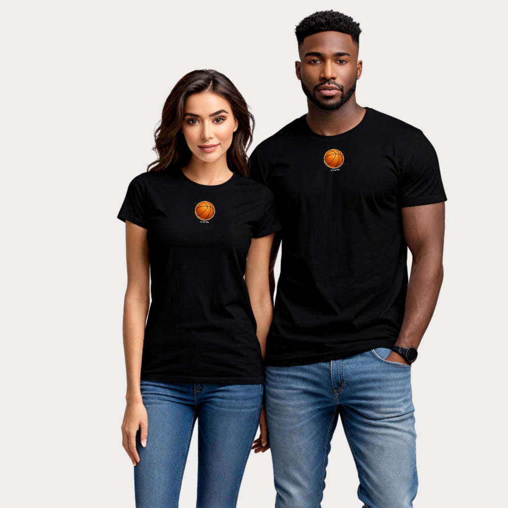 Basketball Graphic T‑Shirt — Minimal Ball Design