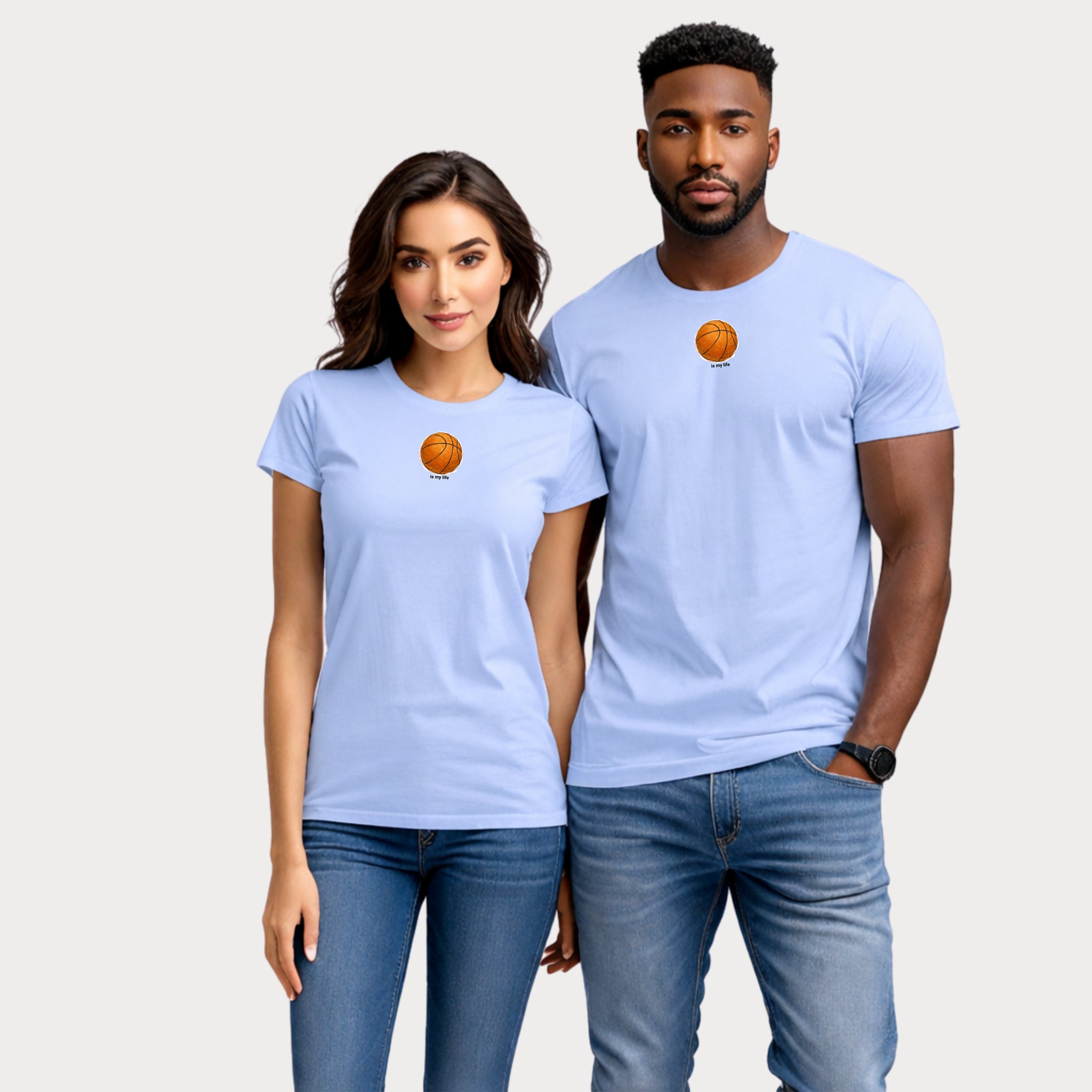 Basketball Graphic T‑Shirt — Minimal Ball Design