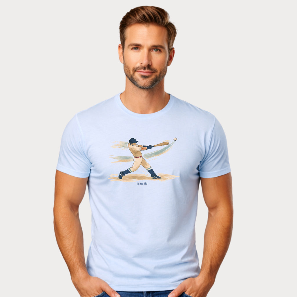 Vintage Baseball Batter Short Sleeve T-Shirt