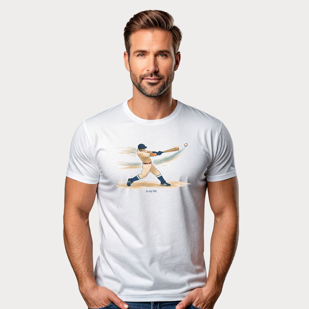 Vintage Baseball Batter Short Sleeve T-Shirt