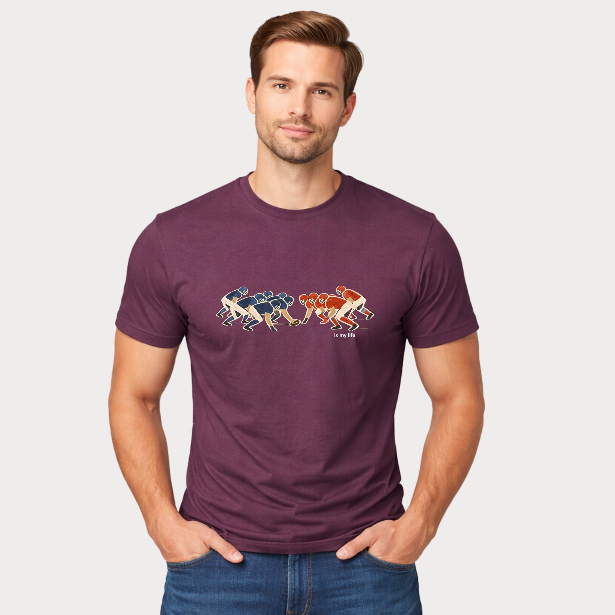 Football Game Short Sleeve T-Shirt