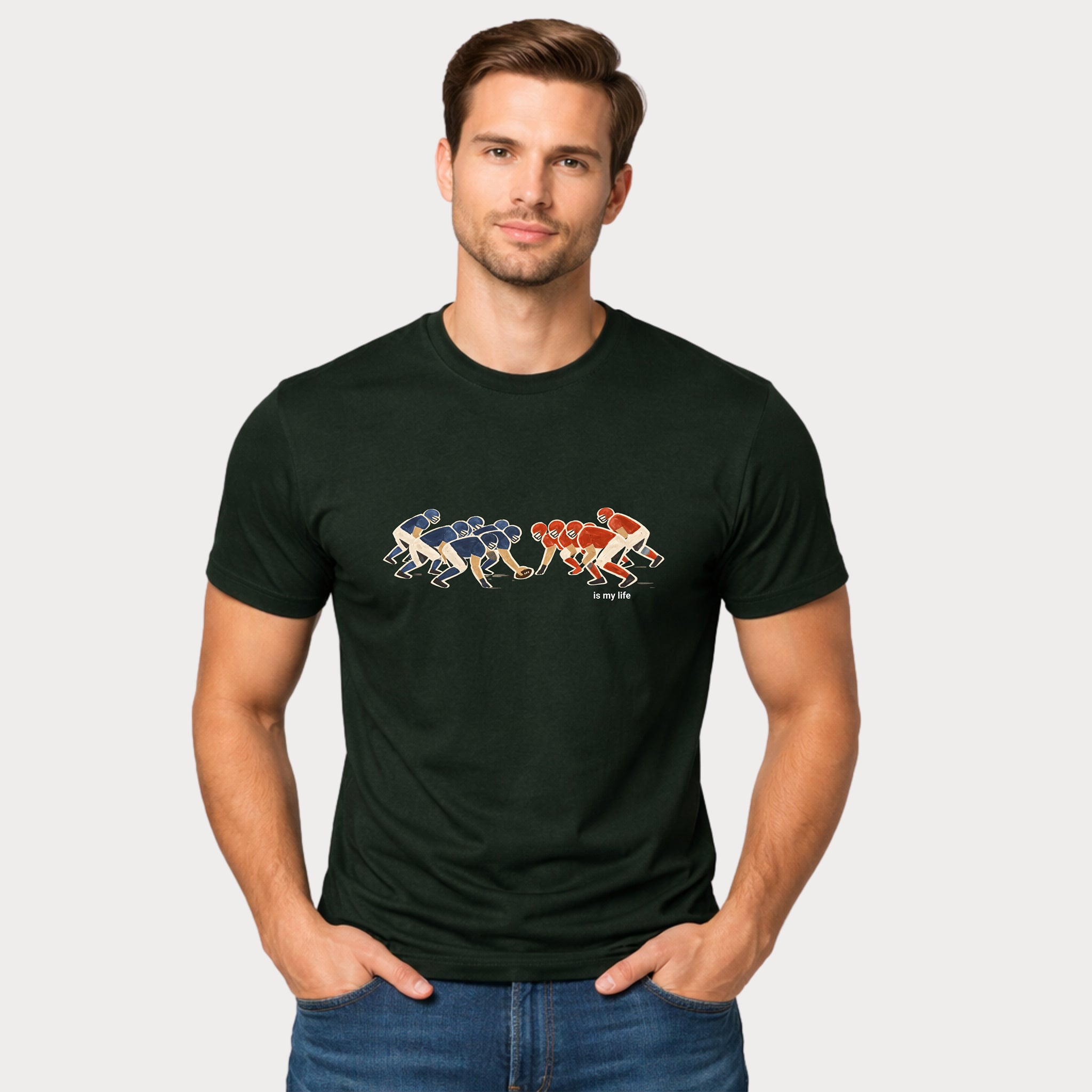 Football Game Short Sleeve T-Shirt