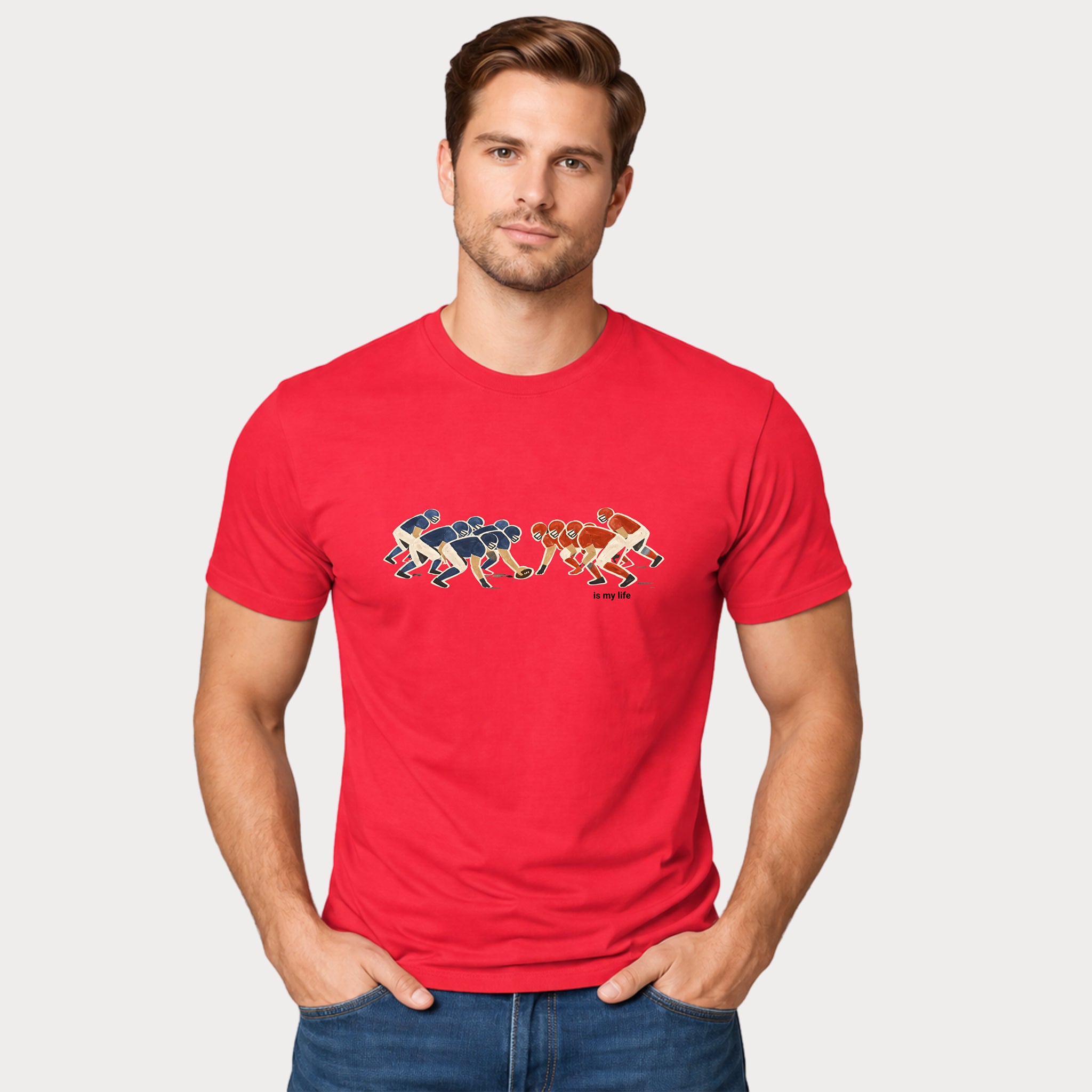 Football Game Short Sleeve T-Shirt