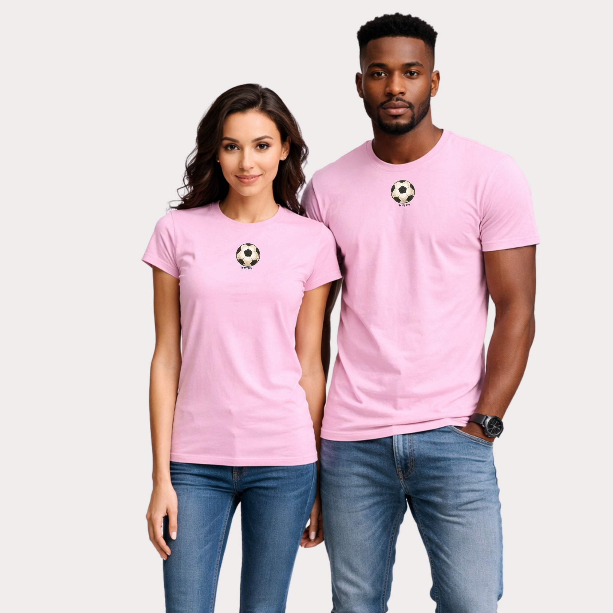 Soccer Ball Minimalist T‑Shirt — Vintage Football Graphic Tee