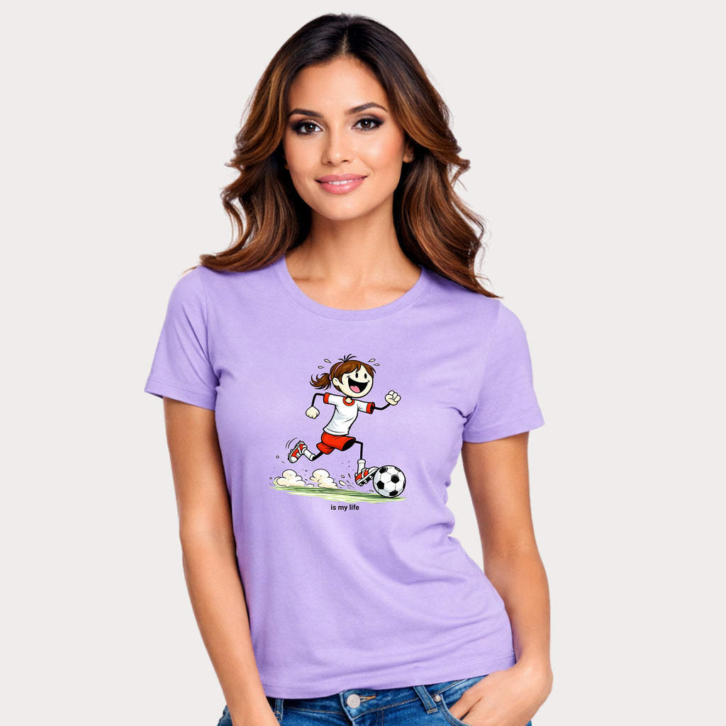 Soccer Figure Short Sleeve T-Shirt
