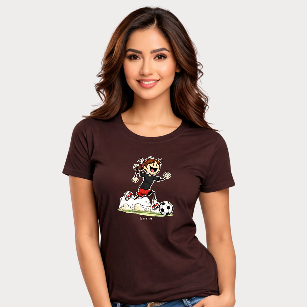 Soccer Figure Short Sleeve T-Shirt