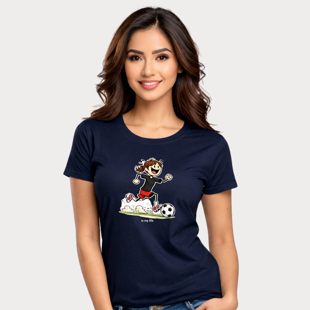 Soccer Figure Short Sleeve T-Shirt