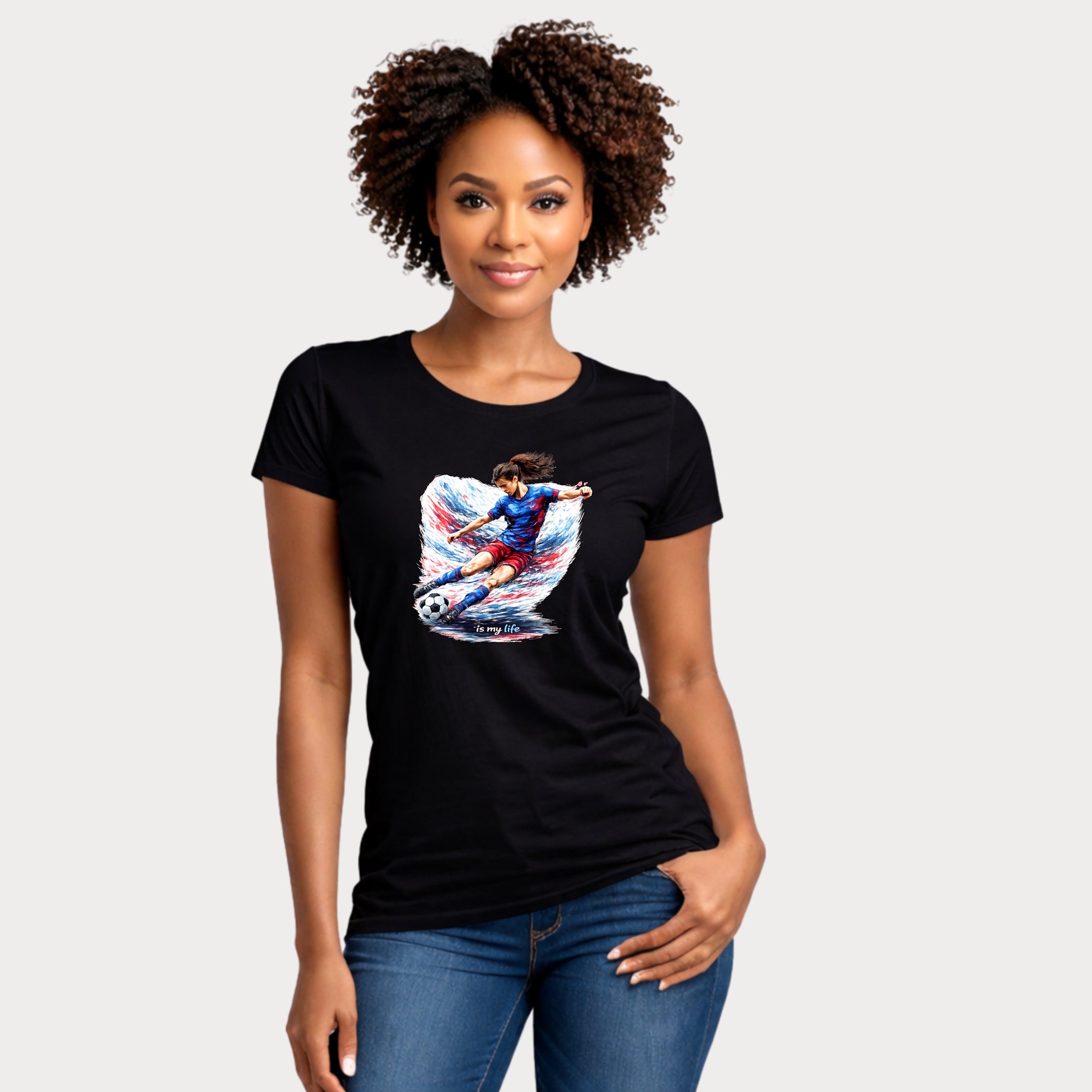 Soccer Player Short Sleeve T-Shirt