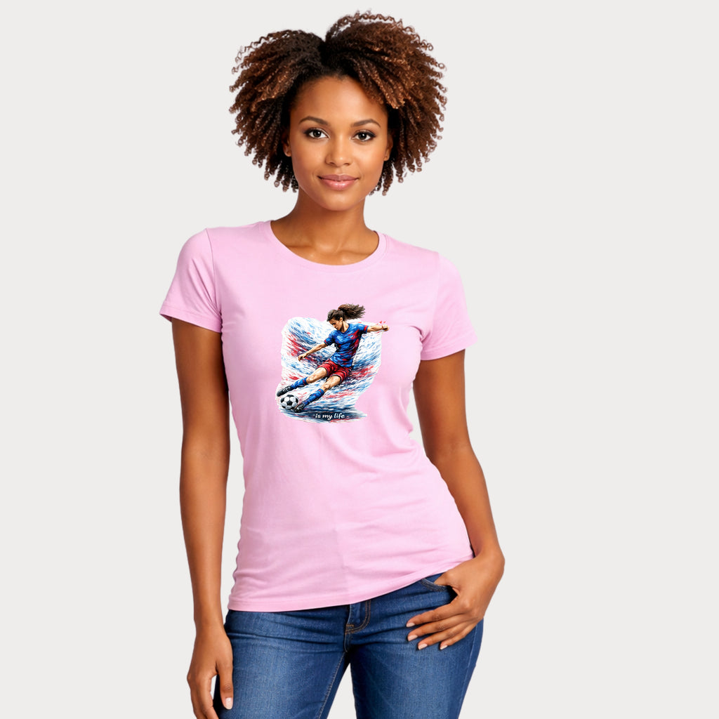 Soccer Player Short Sleeve T-Shirt