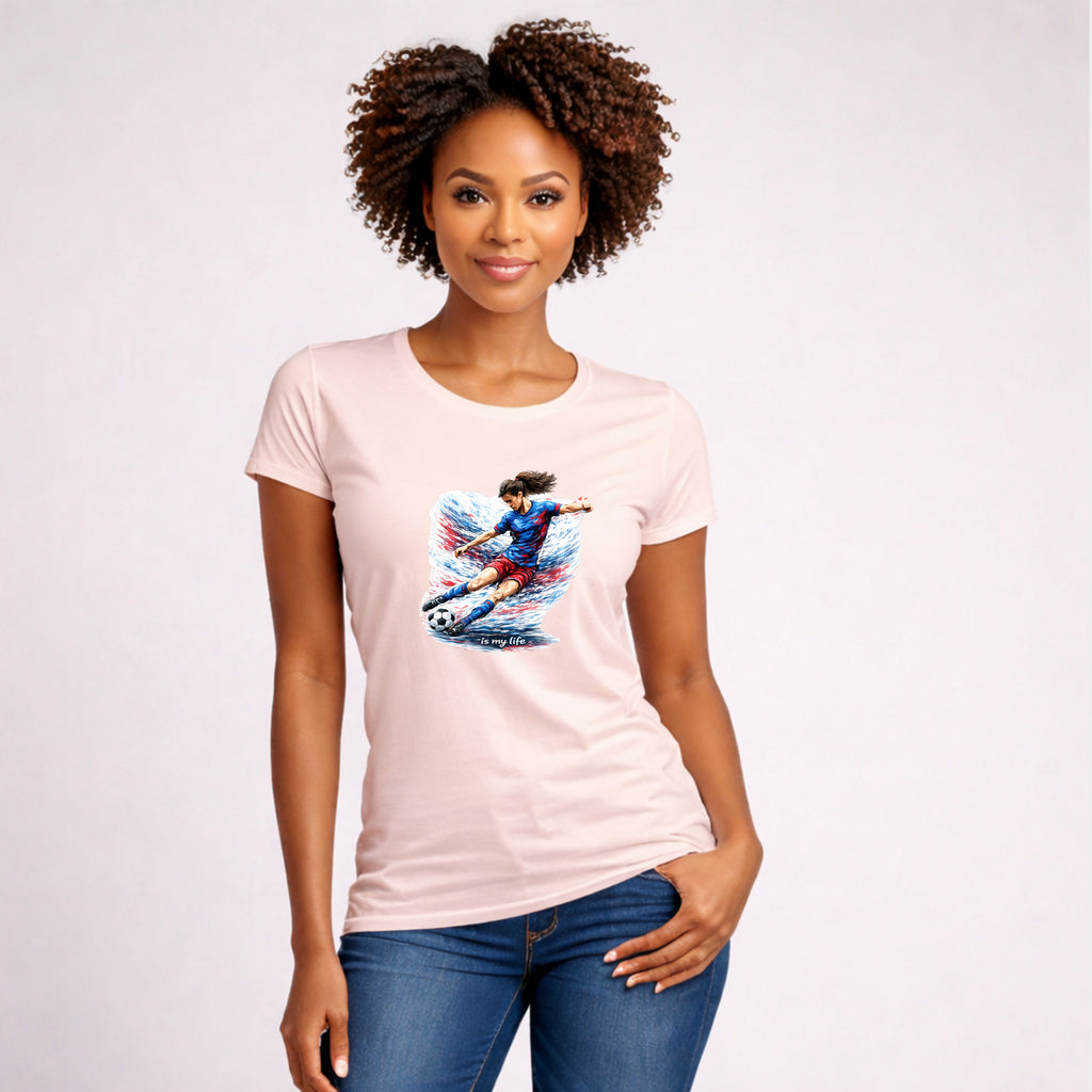 Soccer Player Short Sleeve T-Shirt