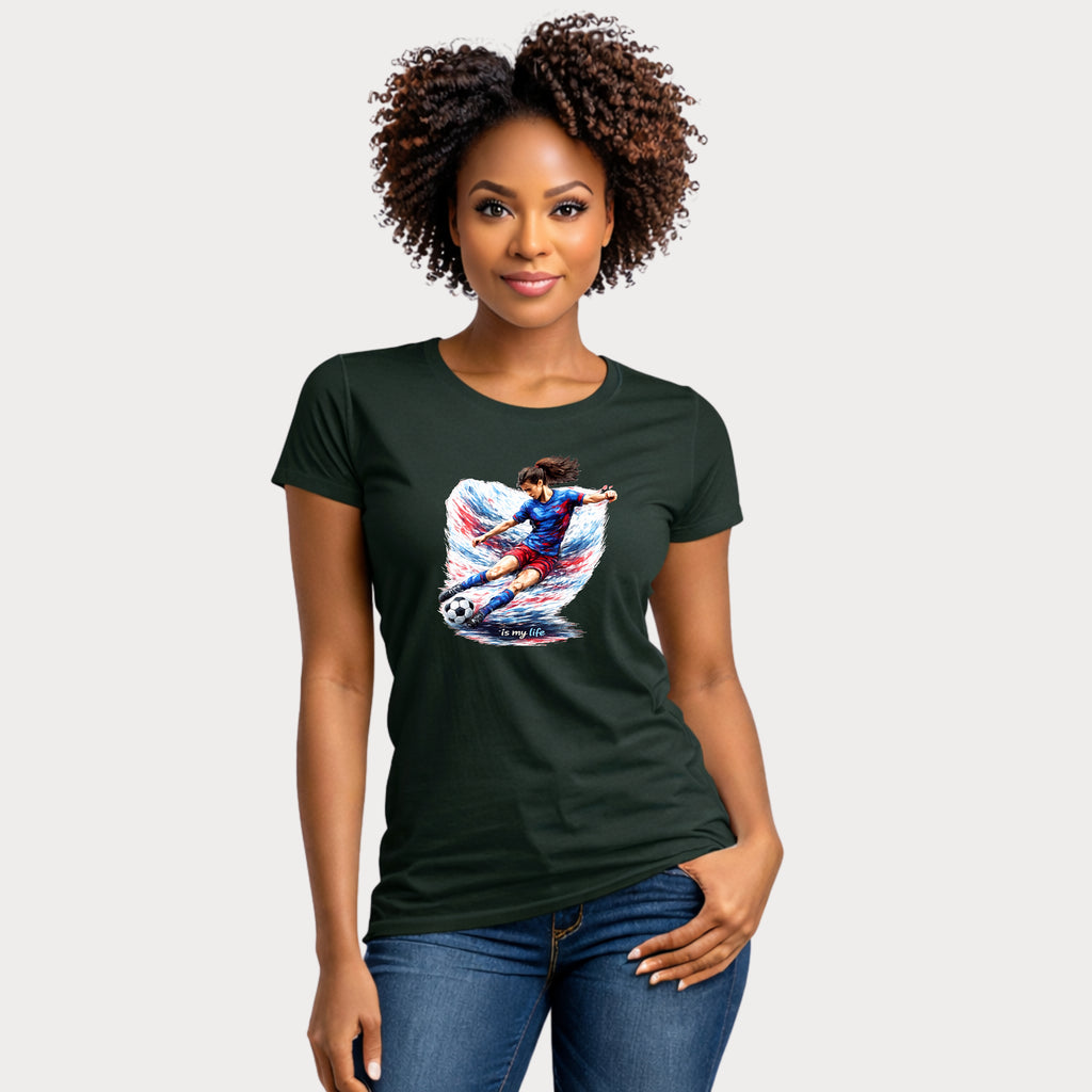 Soccer Player Short Sleeve T-Shirt